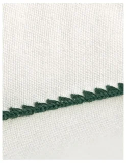 Sheridan Kirwan Square Cushion in Bottle Green
