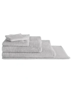 Sheridan Living Textures Towel Range in Silver