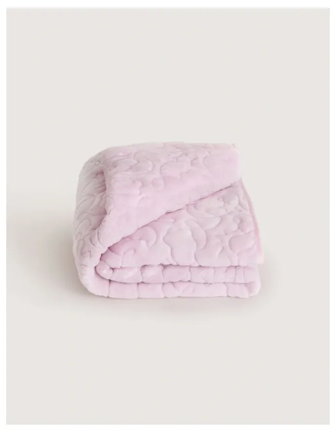 Sheridan Meriweather Kids Quilted Blanket In Lilac Snow