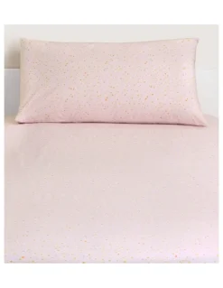 Sheridan Shimmer Kids Fitted Sheet in Lilac Quartz