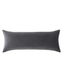 Sheridan Tessino Linen Long Cushion in Carbon