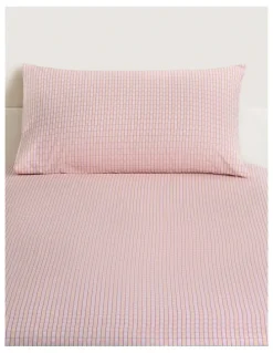 Sheridan Tucky Kids Fitted Sheet in Fairy Floss
