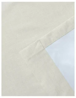 Sherwood 100% Blockout Concealed Tab Top Curtain Pair 90x223cm in Porcelain