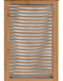 Sherwood Sherwood Home Foldable Bamboo Laundry with Lid Large in Brown