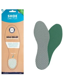 Shoe Doctor Sole Relief Comfort Insoles Size 35-36 in Soft Green