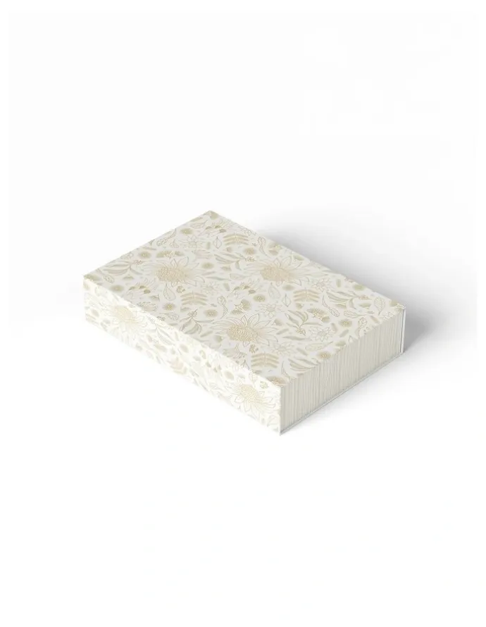Simson Medium Magnetic Gift Box in Botanic On White