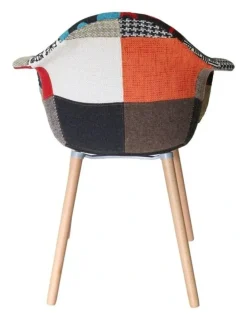 SK Designer Living Replica Eames DAW Hal Inspired Chair in Multi