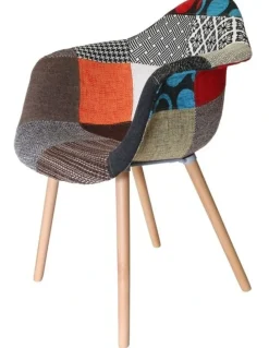 SK Designer Living Replica Eames DAW Hal Inspired Chair in Multi