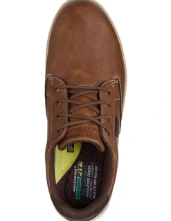 Skechers Garlan Pryor Waterproof Sneaker in Brown
