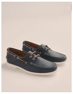 S.Kidman Portsea Boat Shoes K0039 in Navy