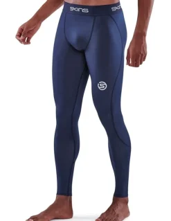 SKINS Series-1 Running Long Tight in Navy Blue