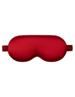 Slip Pure Silk Contour Sleep Mask in Scarlet