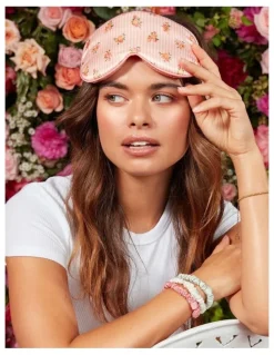 Slip Pure Silk Contour Sleep Mask in Petal