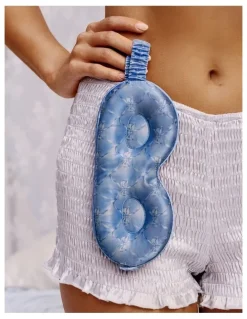 Slip Pure Silk Contour Sleep Mask in Bluebelle