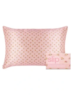Slip Pure Silk Queen Pillowcase in Petal