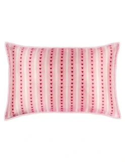 Slip Pure Silk Queen Pillowcase with Lace Trim in Sweetie