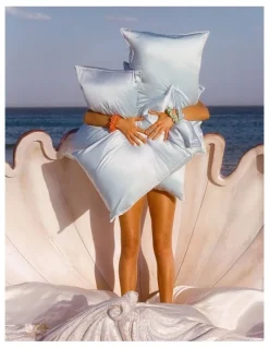 Slip Pure Silk Queen Pillowcase in Seabreeze