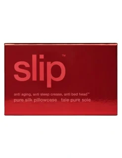 Slip Pure Silk Queen Pillowcase in Scarlet