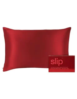 Slip Pure Silk Queen Pillowcase in Scarlet