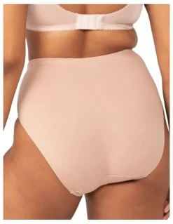 Sloggi Hikini Brief 2 Pack in Navy/Beige