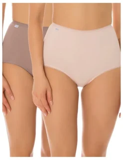 Sloggi Maxi Brief 2 Pack in Multi