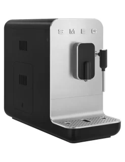 Smeg Automatic Coffee Machine with Steam Wand in Matte Black BCC12BLMAU