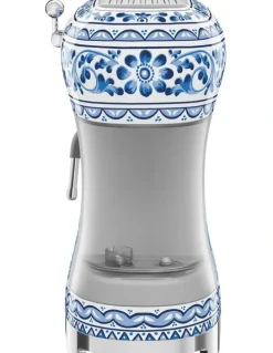 Smeg Dolce & Gabbana 50's Style Espresso ECF02DGBAU Machine in Blu Mediterraneo