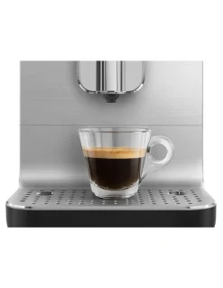 Smeg Fully Automatic Coffee Machine with AutoMilk in Matte Black BCC13BLMAU
