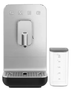 Smeg Fully Automatic Coffee Machine with AutoMilk in Matte Black BCC13BLMAU