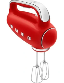 Smeg 50's Style Hand Mixer in Red HMF01RDAU