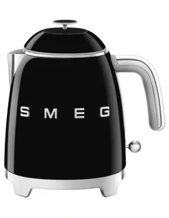 Smeg 50's Style Mini Kettle Black KLF05BLAU