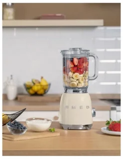 Smeg 50's Style Retro Bench Blender in Cream BLF03CRAU