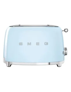 Smeg 50's Style 2 Slice Toaster in Pastel Blue TSF01PBAU