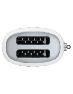 Smeg 50's Style 2 Slice Toaster in White TSF01WHAU