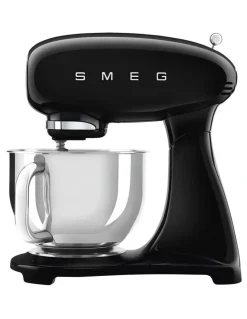 Smeg 50's Style Stand Mixer in Black SMF05BLAU