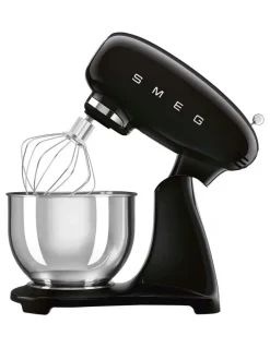 Smeg 50's Style Stand Mixer in Black SMF05BLAU
