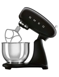Smeg 50's Style Stand Mixer in Black SMF05BLAU