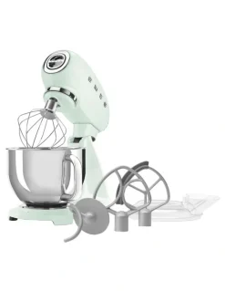 Smeg 50's Style Stand Mixer in Pastel Green SMF05PGAU