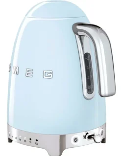 Smeg 50's Style Variable Temperature Kettle Pastel Blue KLF04PBAU