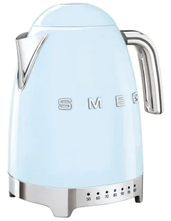 Smeg 50's Style Variable Temperature Kettle Pastel Blue KLF04PBAU