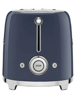 Smeg Style TSF01NBAU 50's 2 Slice Toaster in Navy Blue