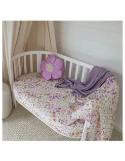 Snuggle Hunny Organic Fitted Cot Sheet in Multi