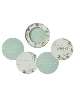 Snuggle Hunny Reversible Milestone Cards in Multi