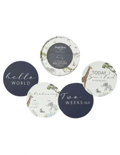 Snuggle Hunny Reversible Milestone Cards in Multi