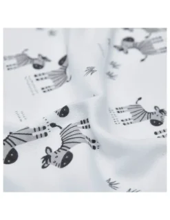 Snugtime Lined Footless Padded Blanket Sleeper in Zebra