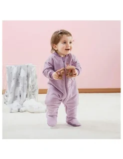 Snugtime Lined Polar Fleece Blanket Sleeper in Giraffe