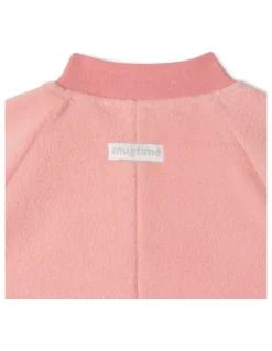Snugtime Lined Polar Fleece Blanket Sleeper in Pink
