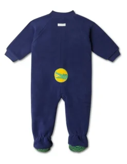 Snugtime Lined Polar Fleece Blanket Sleeper in Navy