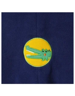 Snugtime Lined Polar Fleece Blanket Sleeper in Navy