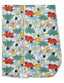 Snugtime Printed Long Sleeve Padded Cosi Bag in Dino